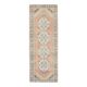 Vintage Turkish Hand-Knotted Wool Cotton Orange Runner 90x272