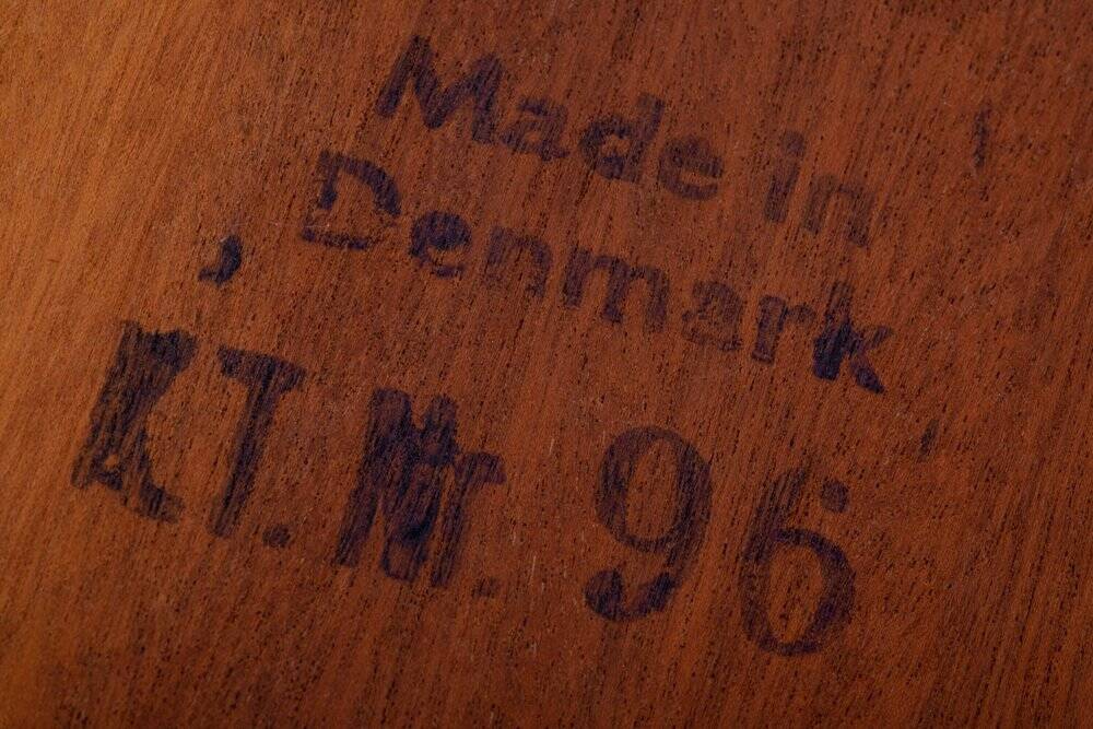 Nest of Tables in Teak, Denmark, 1960s, Set of 3