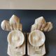 Mexican Bookends in Sombrero/Dozing Against Cactus. Made of onyx.