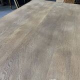 Flat desk with solid oak Henri II aero gummed