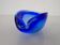 Blue Sommerso Murano Glass Ashtray, Italy, 1960s