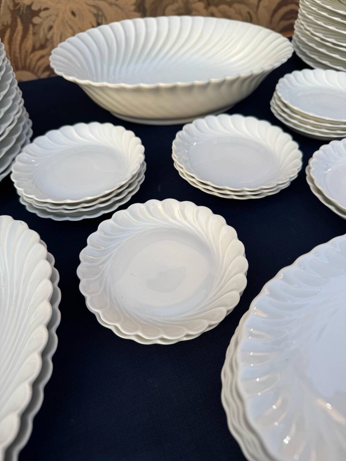 Antique and important Haviland Limoges Porcelain Dinner Service