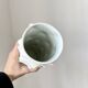 Vintage Bisque Porcelain Op Art Spike 501 Vase by Scherzer, Space Age 1970s