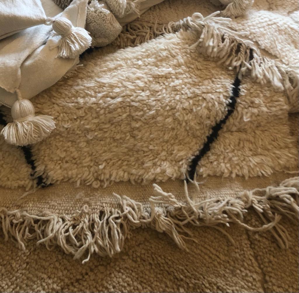 Handmade Beni Ouarain Berber rug 148x250cm