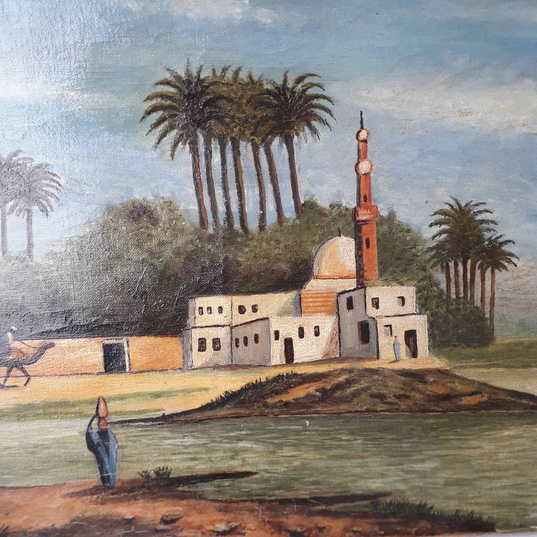 Signed orientalist painting