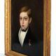 Portrait d'enfant, 1840, Öl auf Leinwand, Gerahmt