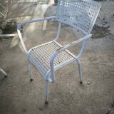 Ensemble de jardin en acier perforé