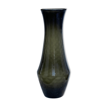 Smoked glass vase