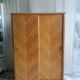 Vintage wardrobe with 2 sliding doors