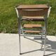 Chrome and formica stepladder chair from the 60s/70s