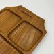 Solid wood aperitif dish