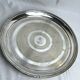 Antique silver-plated metal tray, Cunard Company, England, early 20th century