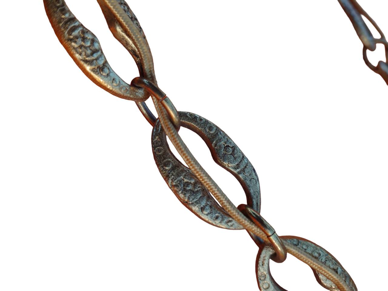 3-branched empire chandelier in bronze