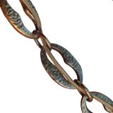 Lustre 3 branches empire en bronze