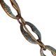3-branched empire chandelier in bronze