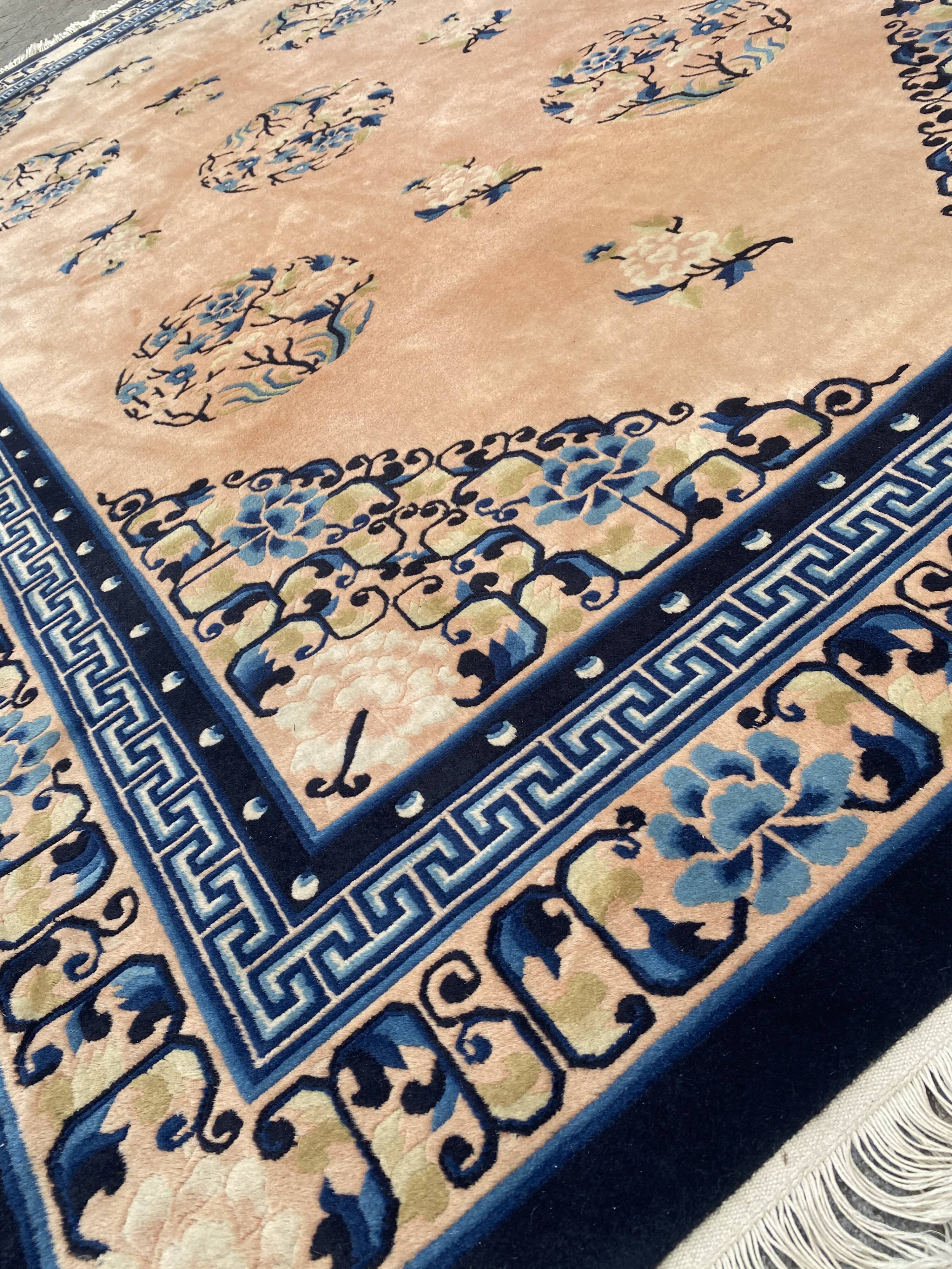 Tapis vintage chinois pékin 155x247 cm