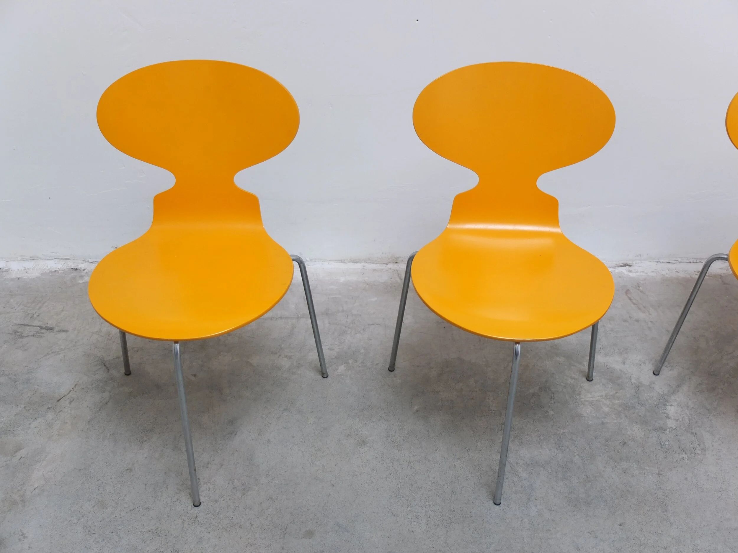 set of 4 'Ant' chairs by Arne Jacobsen for Fritz Hansen, 1974
