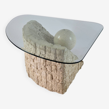 Coffee table, Mactan Stone Coffee Table by Magnussen Ponte, 1980s