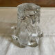 Crystal tulip vase sign Daume France
