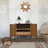 Vintage light oak dresser 1950
