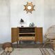 Vintage light oak dresser 1950