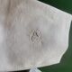 10 old damask monogrammed napkins