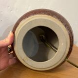 Glazed earthenware lamp base