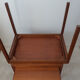 3 teak pull-out tables, signed Barrett, vintage, 1964