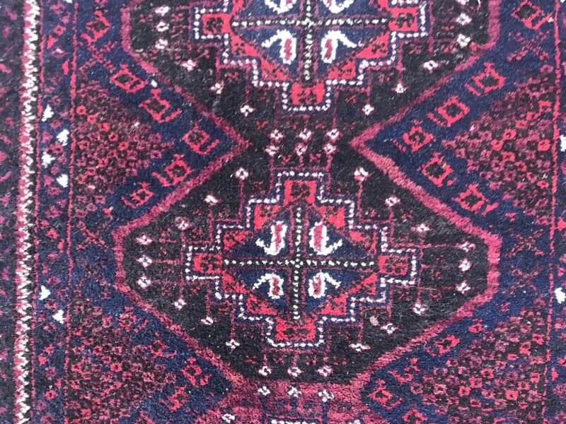 Old handmade Afghan belutch rug 100x154 cm