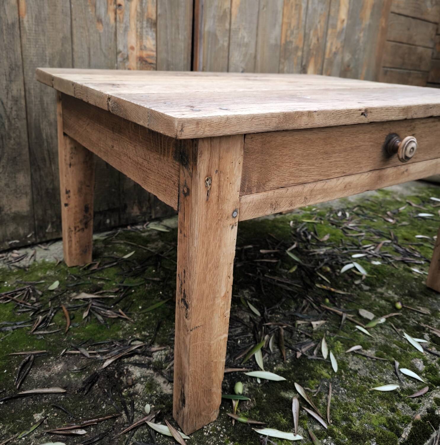 Wooden coffee table