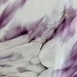 Old opal glass lampshade with up and down movement