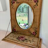 Rattan mirror to hang