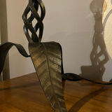 Wrought iron table lamp