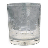 Seau à glace vintage Val Saint Lambert en cristal, Belgique, années 1930-40