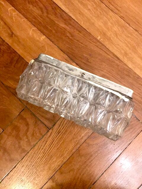 Chiseled glass ceiling light