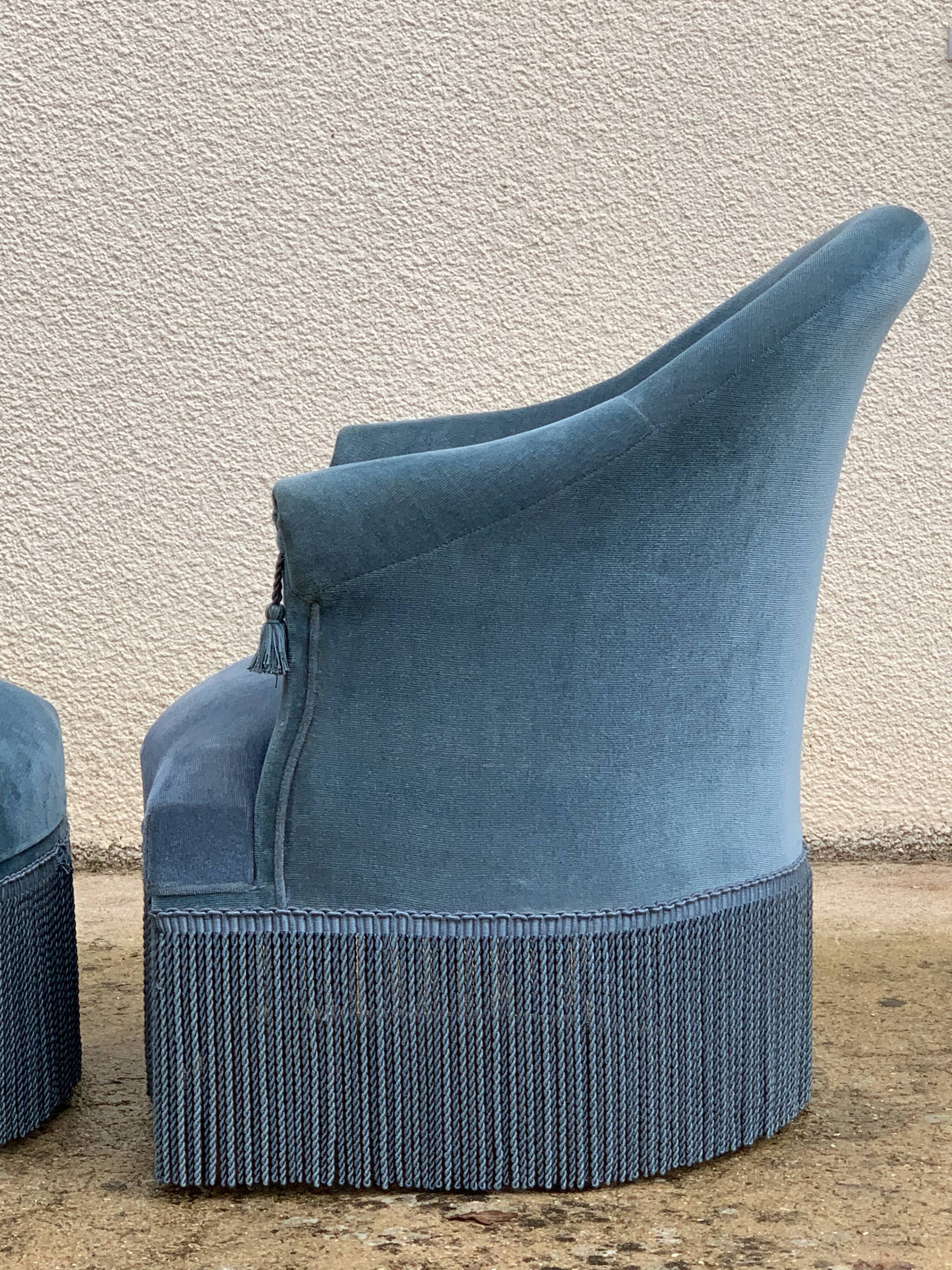 Pair of armchairs toad and rest feet 1970