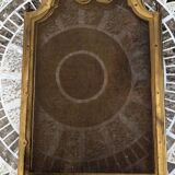 Old brass fireplace screen
