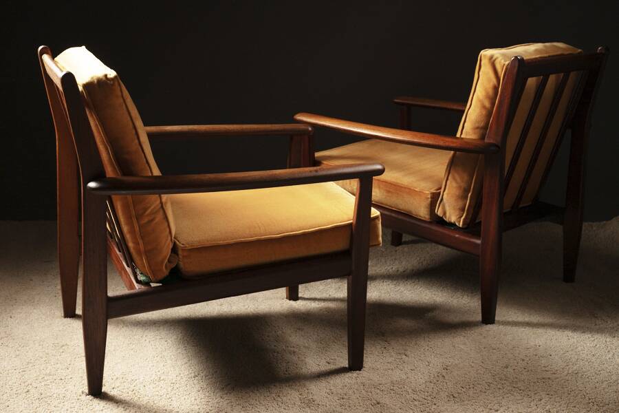 Pair of Scandinavian armchairs