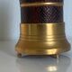 Vintage cigarette holder 1960 golden purple snake box - 19 x 9 cm