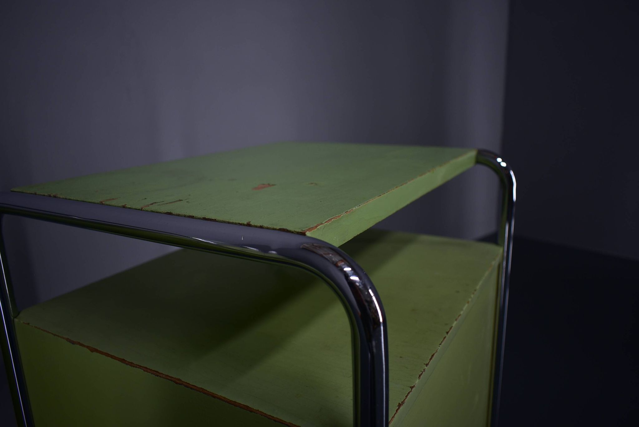 Set of Two Bauhaus Night Stands by Vichr & Co., 1930s