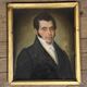 Portrait masculin pastel milieu du XIXème siècle