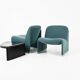 Armchairs + Alky table by Giancarlo Piretti for Anonima Castelli, years.