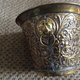 Cache pot en cuivre