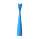 Scandinavian blue wooden candle holder from the 80s