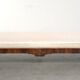 Antique French sofa from the 19th century in Empire style with a silk seat