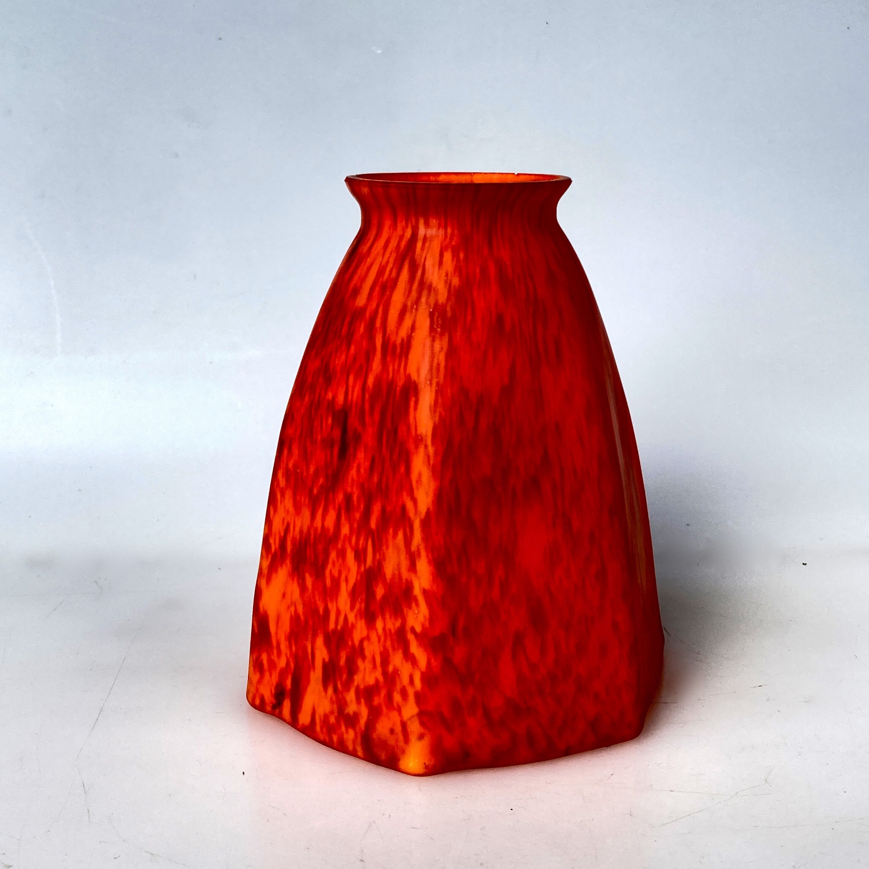 Orange glass tulip tulip lampshade
