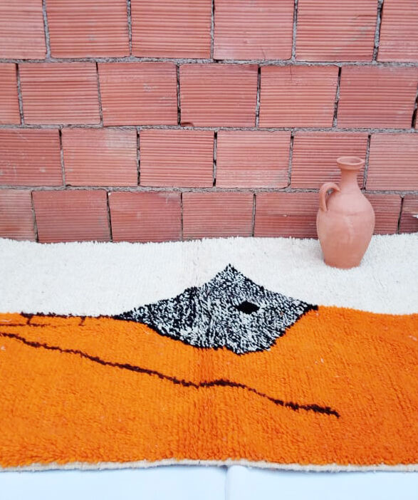 Tapis berbere œil magique 148 x 102cm
