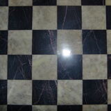 Large two-tone onyx chess box