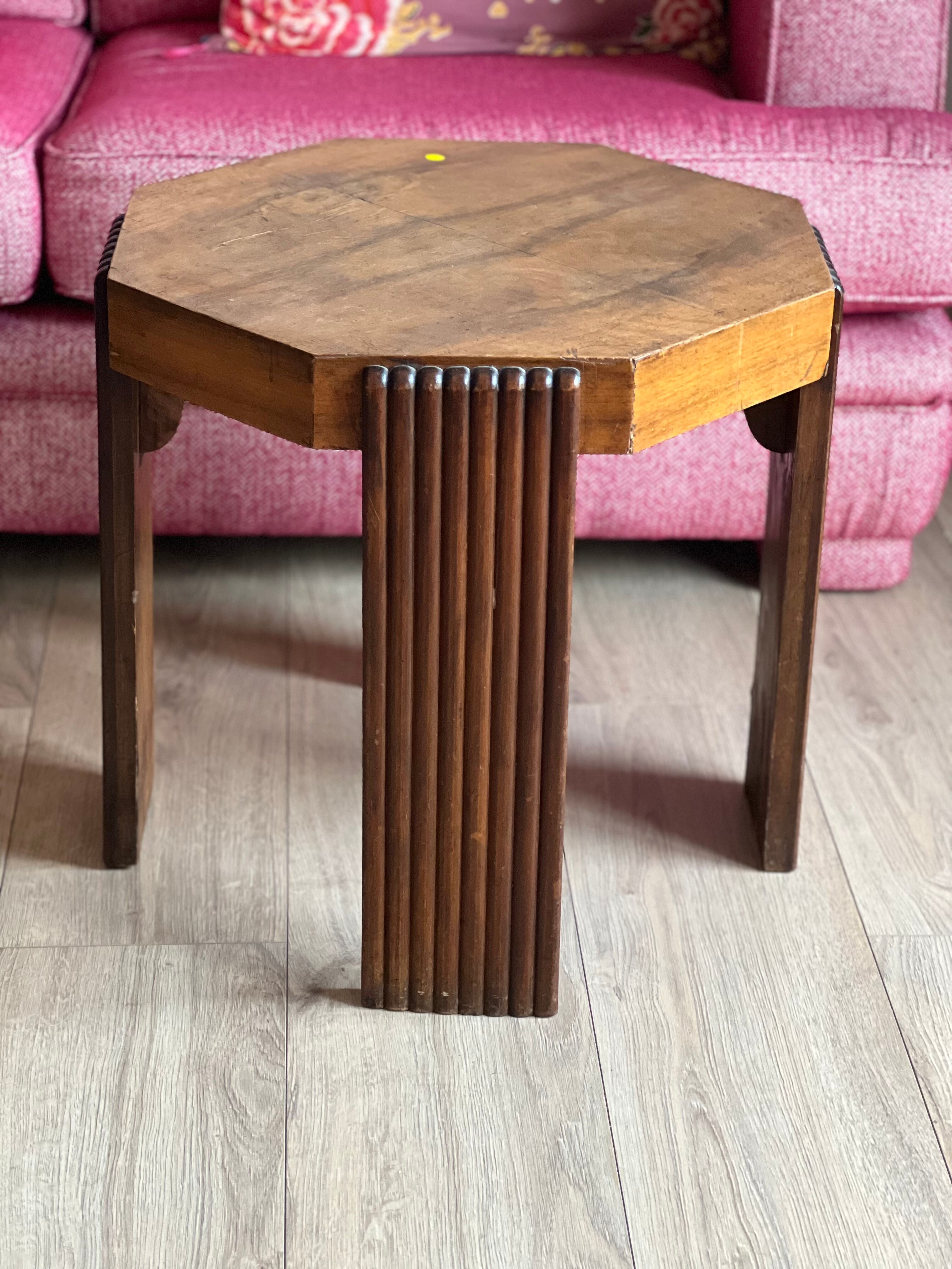 Wooden side table