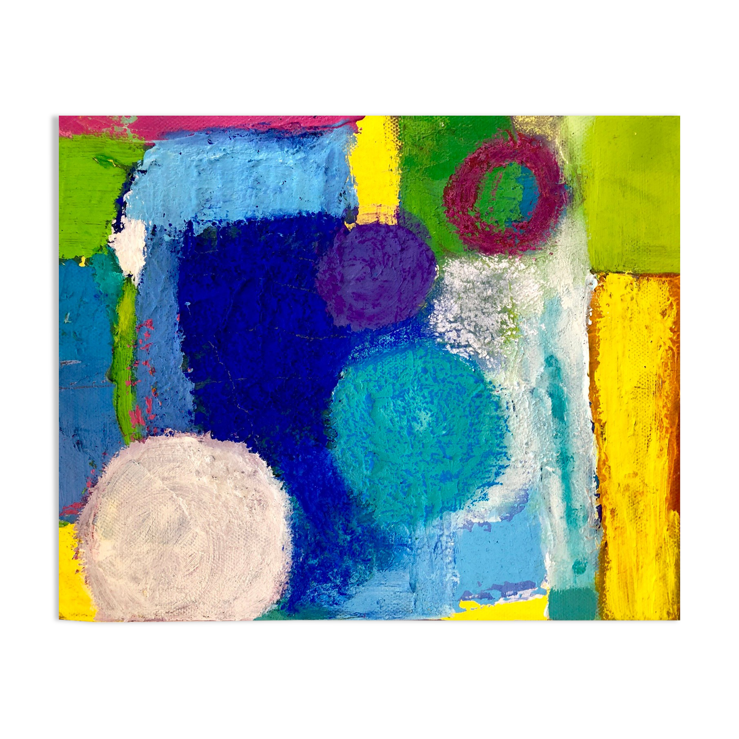 Small abstract painting